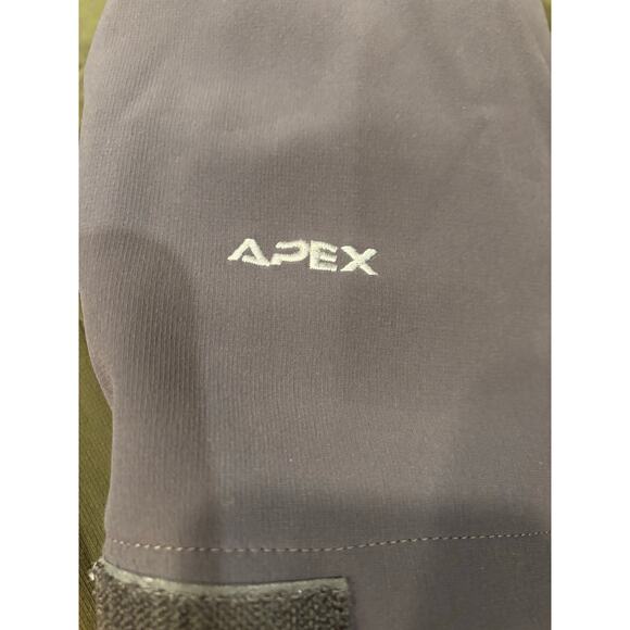 North face men’s Xl apex fleece lined full zip green and gray jacket - Picture 10 of 13